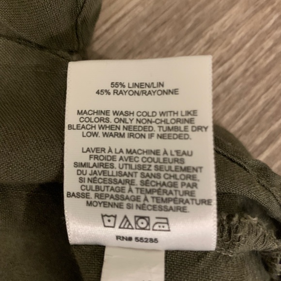 Express Dark Olive Shirt - Picture 4 of 4